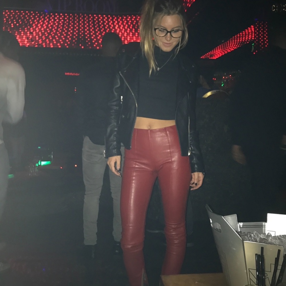 Blank NYC faux leather jacket size xs